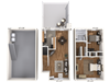 Large 2 Bedroom 1 Bathroom